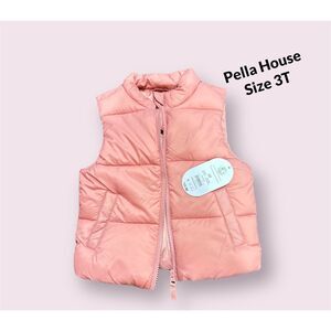 Wonder Nation Puffer Baby Packable Vest Orange Size 3T Jacket NWT Unisex Pink